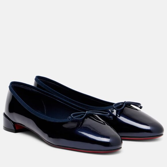 Christian Louboutin Shoes - Christian Louboutin SWEETIE JANE FLAT Patent Leather Ballerina Flats Shoes